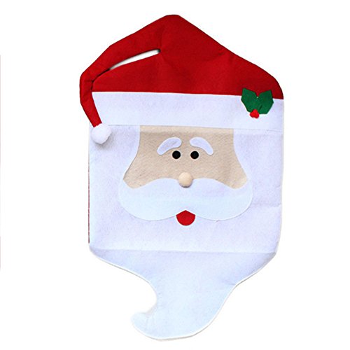 Décoration noël housse de chaise de salle à man...