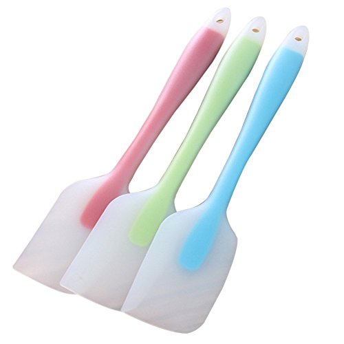 Non stick baking silicone spatulas cake flour m...
