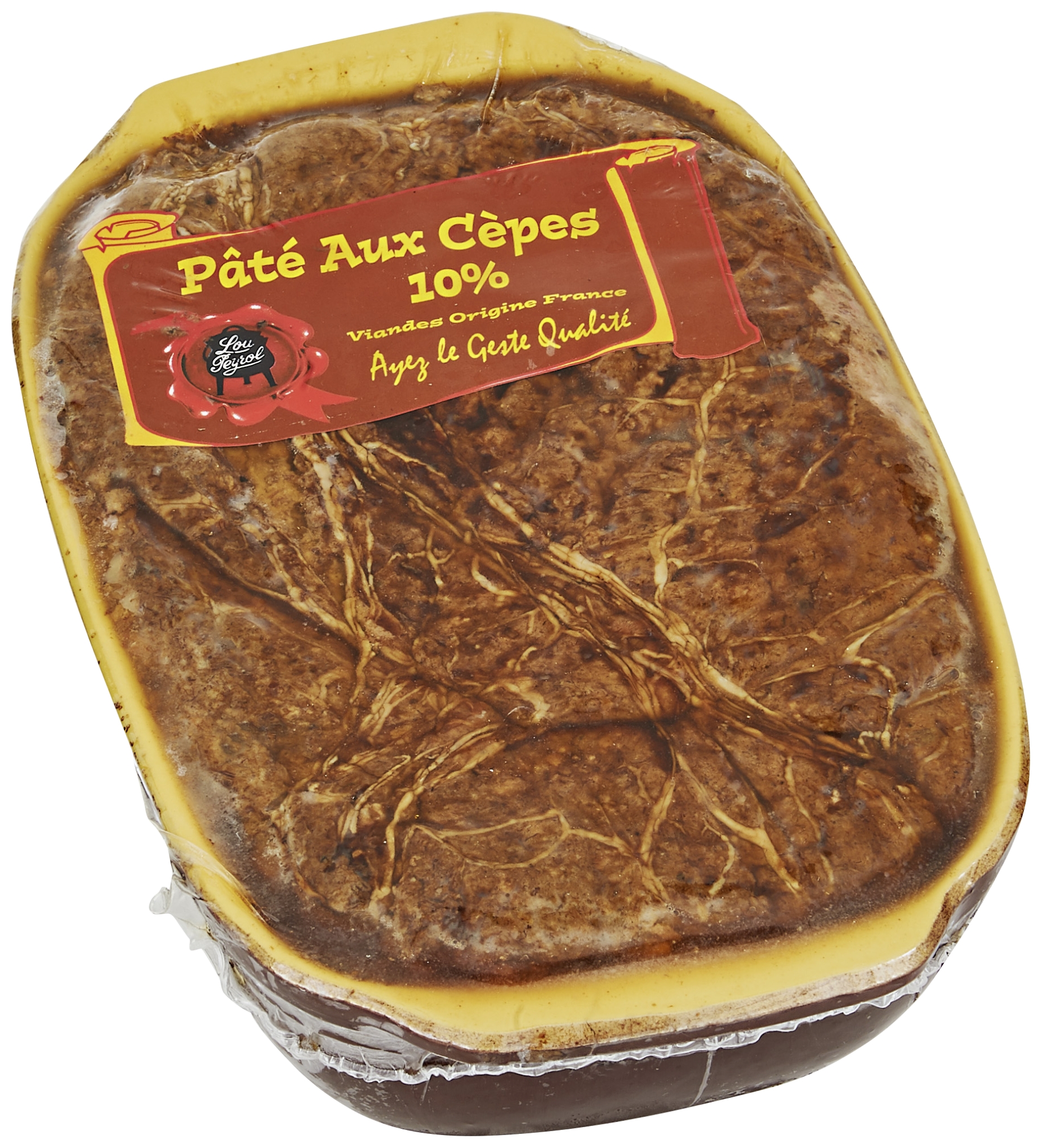 Pâté aux cèpes 10% Lou Peyrol