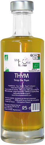 MY HOME FARMER SIROP DE THYM BIO code EAN 1940141 