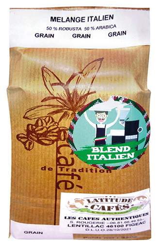 LATITUDE CAFÉS CAFÉ DE TRADITION MÉLANGE ITALIEN code EAN 1954887 