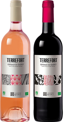 VIGNERONS DU QUERCY AOP COTEAUX DU QUERCY BIO “TERREFORT” code EAN 1956430 