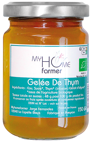 MY HOME FARMER GELÉE DE THYM BIO code EAN 1963630 