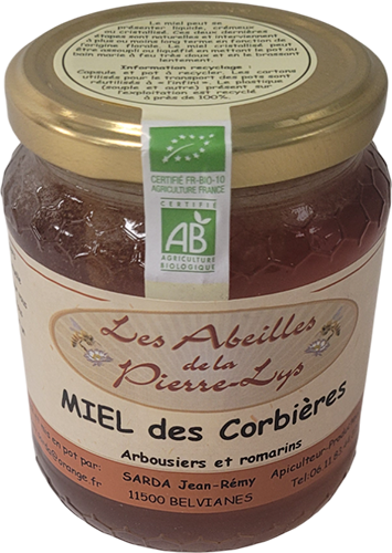 LES ABEILLES DE LA PIERRE-LYS MIEL DES CORBIÈRES BIO code EAN 1978802 