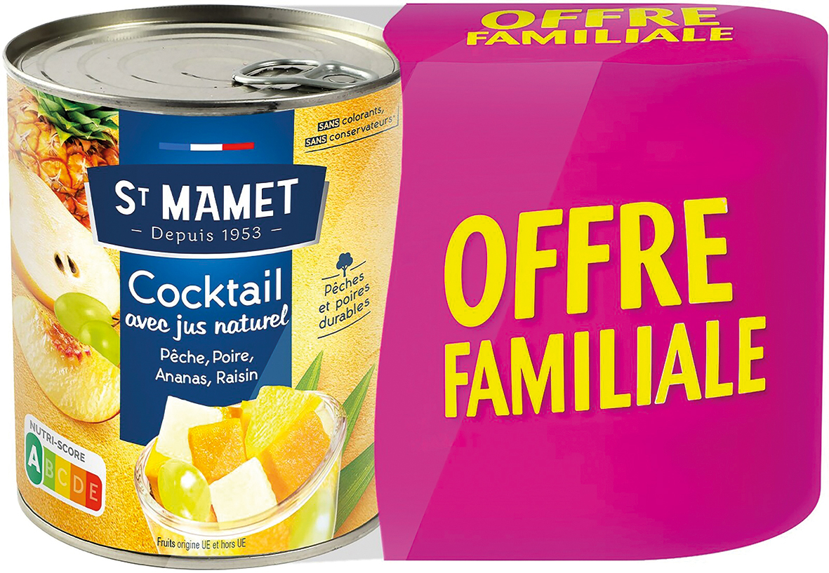 FRUITS AU SIROP COCKTAIL