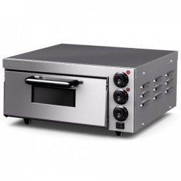 FOUR À PIZZA ÉLECTRIQUE - 100% ACIER INOX - 160...