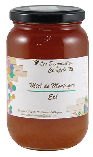 LES DEMOISELLES DE CAMPELS MIEL DE MONTAGNE ÉTÉ code EAN 2014111 