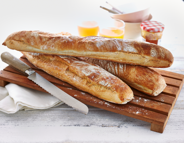  3 Baguettes Saveur Crc® Filière Auchan "Cultivons Le Bon" code EAN 2030508084378 