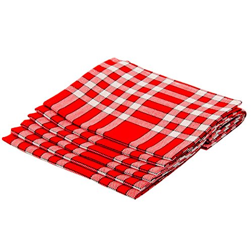 Lingorama Serviette De Table 50X50 Normande Rouge code EAN 2037161181826 