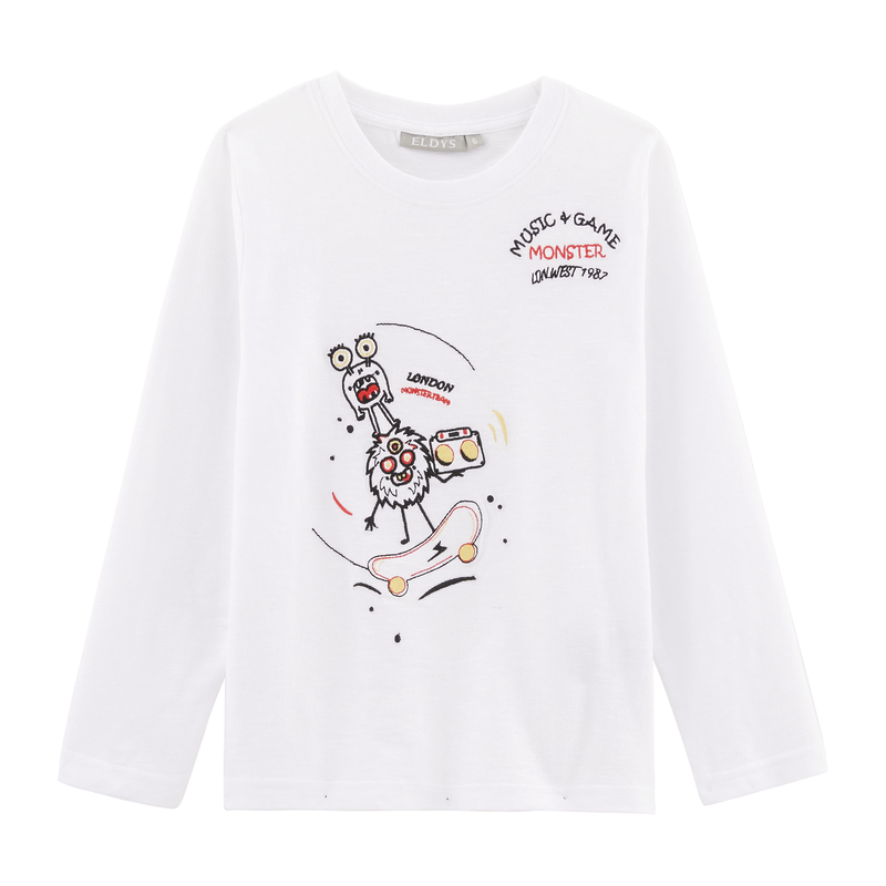 TEE-SHIRT MANCHES LONGUES FANTAISIE GARÇON Eldys