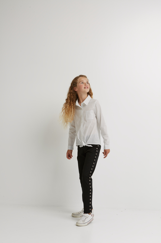 CHEMISE FANTAISIE À NOUER JUNIOR FILLE eldys