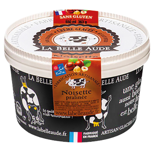 CRÈME GLACÉE À LA NOISETTE