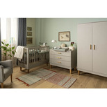 VOX Chambre TRIO lit 70x140 commode armoire LOUNGE Gris code EAN 20411540009881 