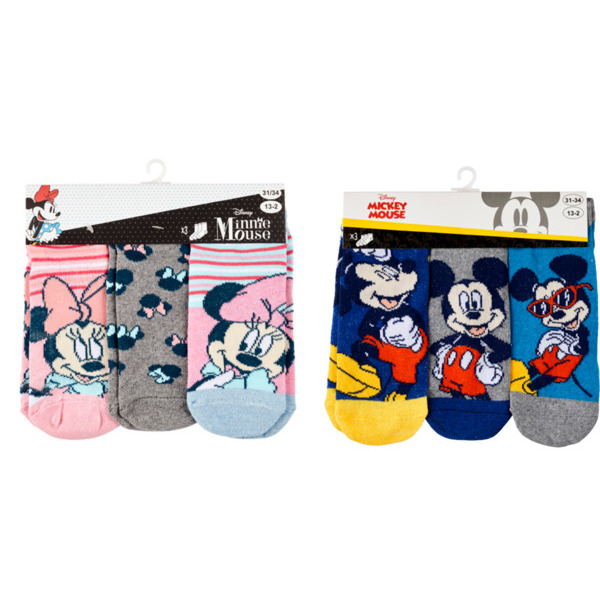 LOT DE 3 PAIRE DE SOCQUETTES ENFANTS
