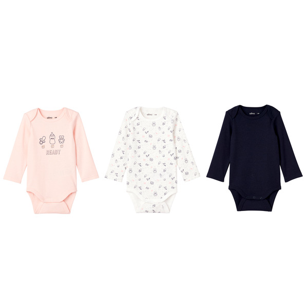 LOT DE 3 BODY MANCHES LONGUES
