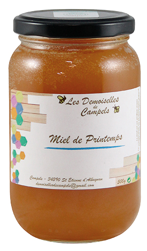 LES DEMOISELLES DE CAMPELS MIEL DE MONTAGNE PRINTEMPS code EAN 2065666 