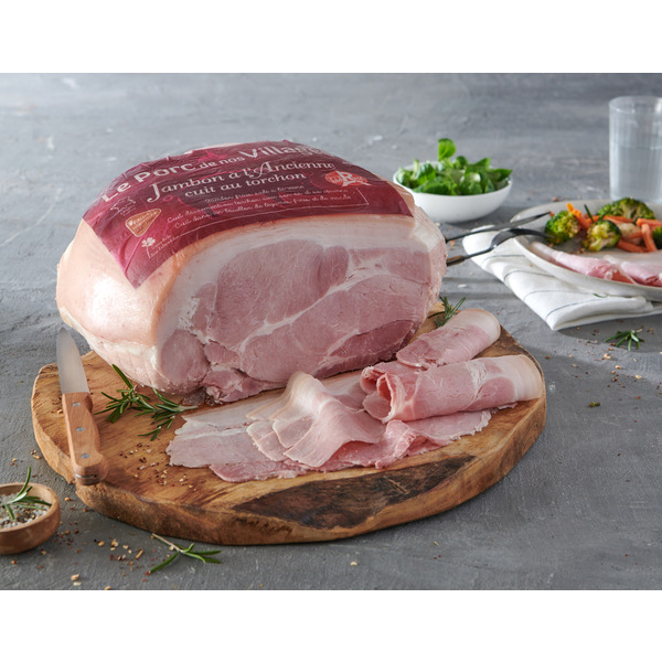  Jambon Cuit À L'ancienne Label Rouge Filière Auchan "Cultivons Le Bon" code EAN 2091017000000 