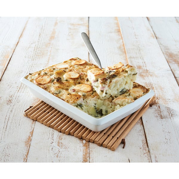  Gratin De Pommes De Terre, Poireaux Au Chévre Et Lardons code EAN 2098417000000 