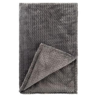  Plaid 130x170 cm ZIGGY Gris code EAN 2099901477019 