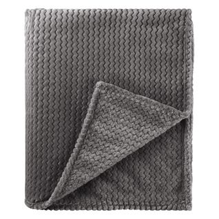  Plaid 220x240 cm ZIGGY Gris code EAN 2099901477057 