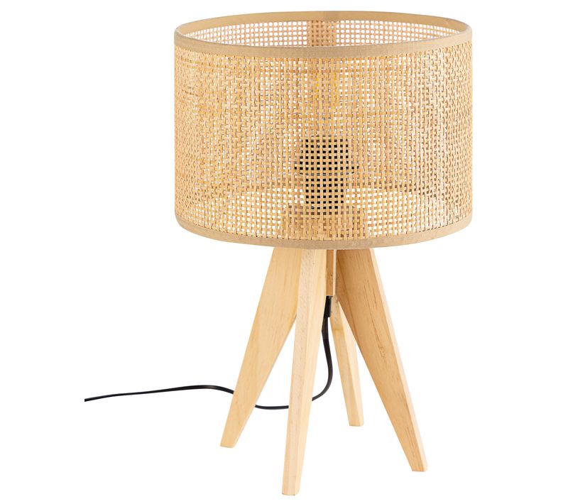  Lampe à poser H. 38 cm LEA Naturel code EAN 2099901501004 