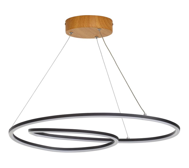  Suspension Led D. 59 cm CIRCLE LOOPING Noire code EAN 2099901502858 