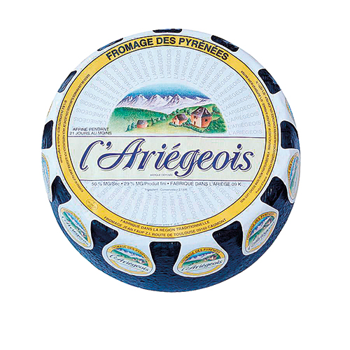 FROMAGE DES PYRÉNÉES L’ARIÉGEOIS CROÛTE NOIRE