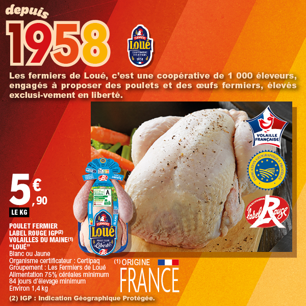 POULET FERMIER LABEL ROUGE IGP(2) VOLAILLES DU ...
