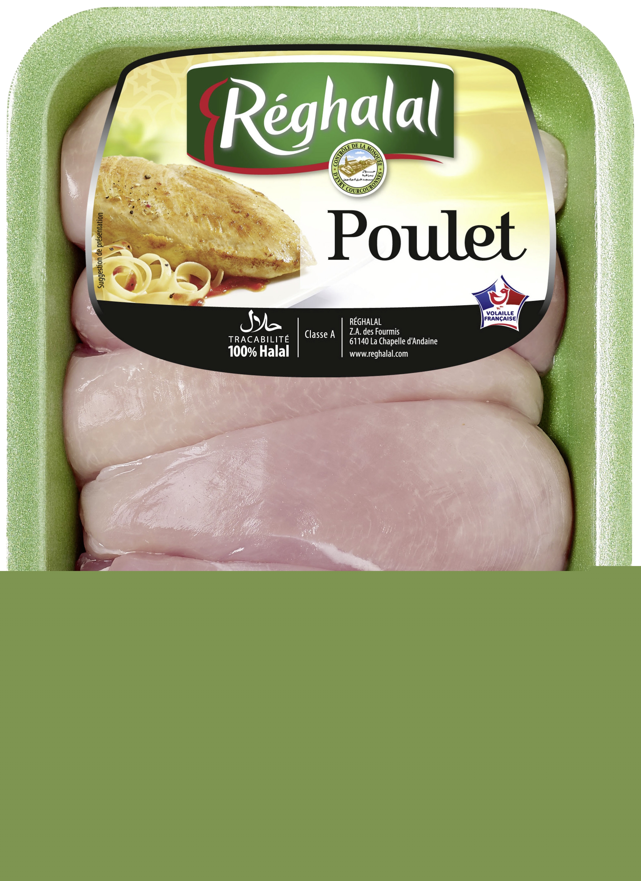 6 filets de poulet halal Réghalal