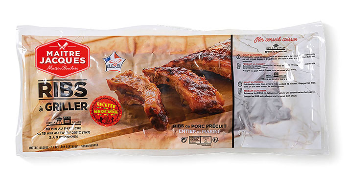MAITRE-JACQUES RIBS DE PORC code EAN 2206164 