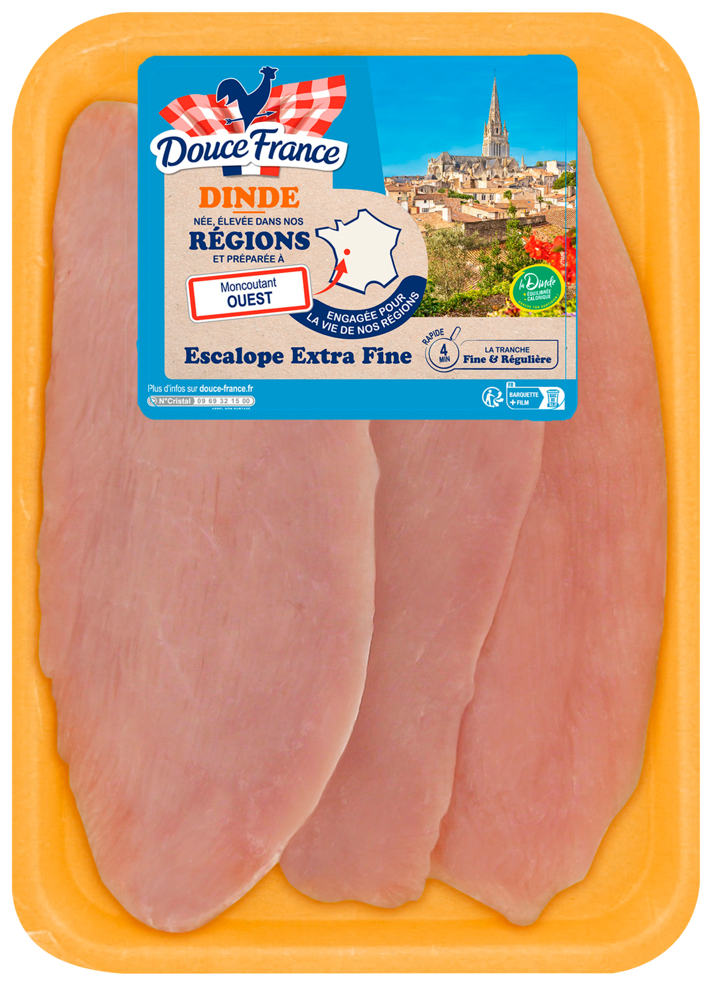 Escalopes de dinde extra fine X3