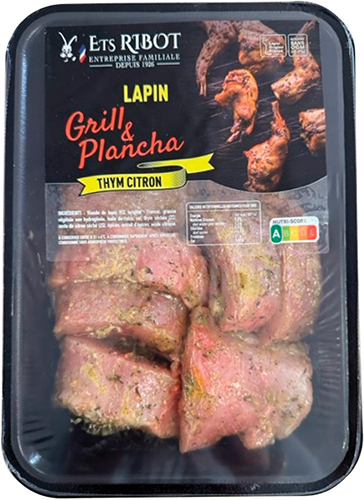 DÉCOUPE DE LAPIN
MARINÉ au THYM CITRON 
ou TEX ...