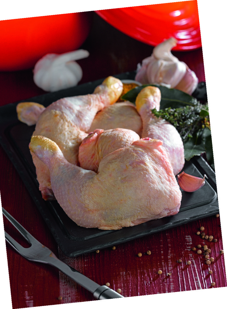  CUISSE DE POULET AVEC PARTIE DE DOS code EAN 2255941 