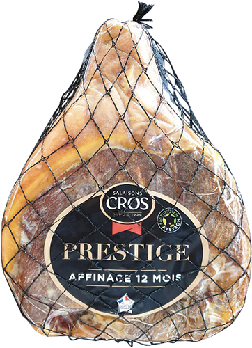 JAMBON SEC PRESTIGE AFFINAGE 12 MOIS 2340625 SALAISONS CROS