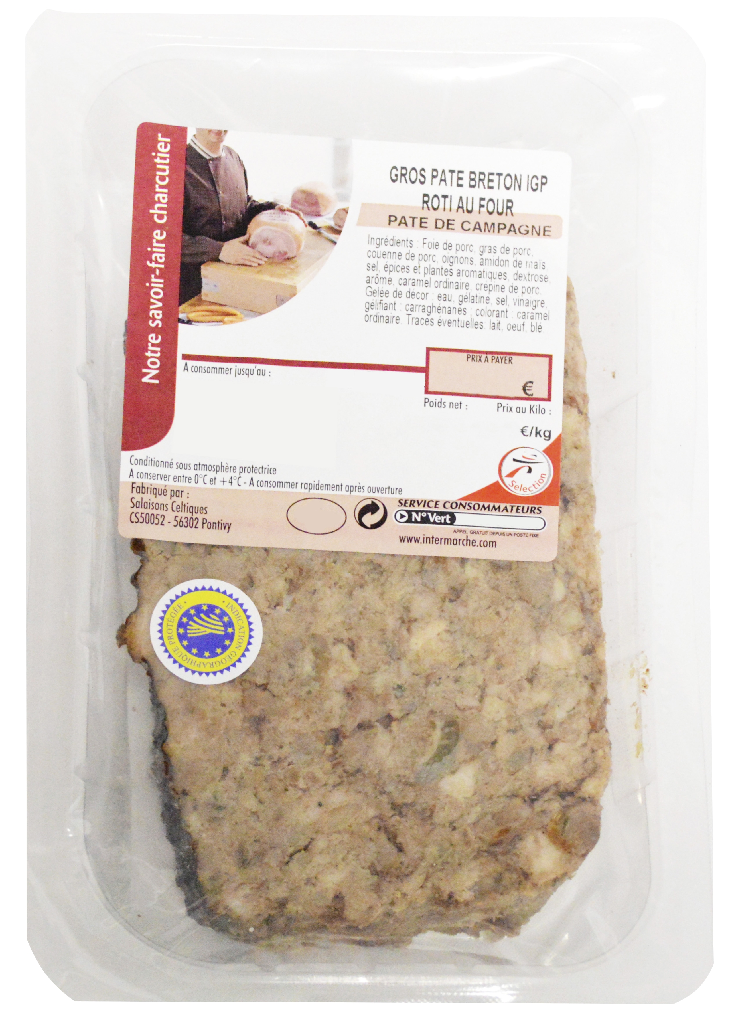 Pâté breton rôti au four Onno