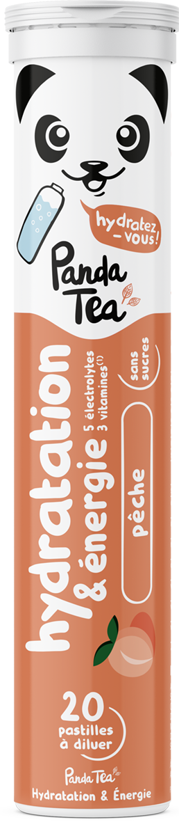 panda hydratation pêche 2368654 nouveauté - panda tea