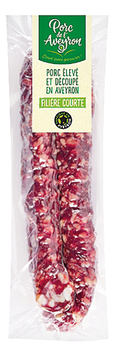 PORC DE L’AVEYRON SAUCISSE SÈCHE PERCHE SUPÉRIEURE code EAN 2398696 