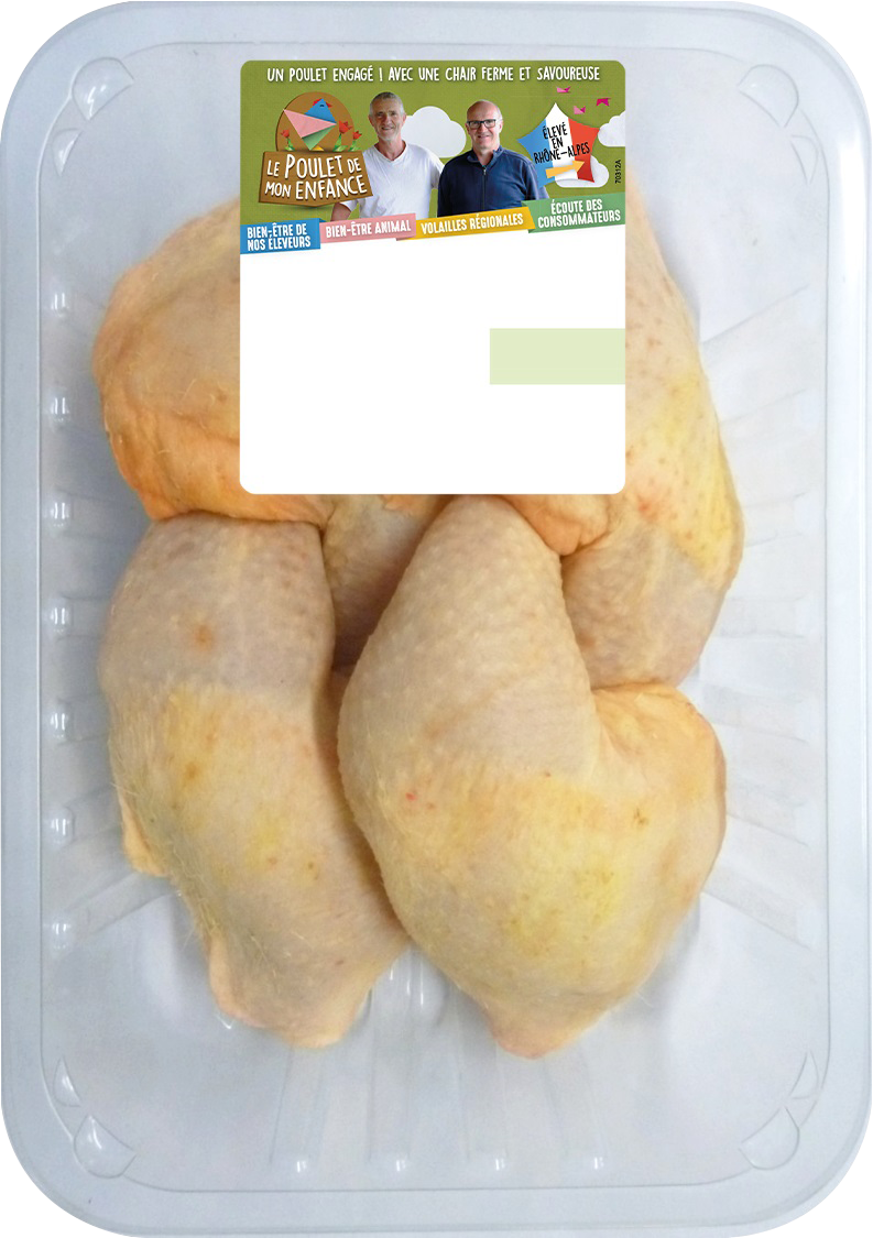 LE POULET DE MON ENFANCE CUISSES DE POULET code EAN 2414369 
