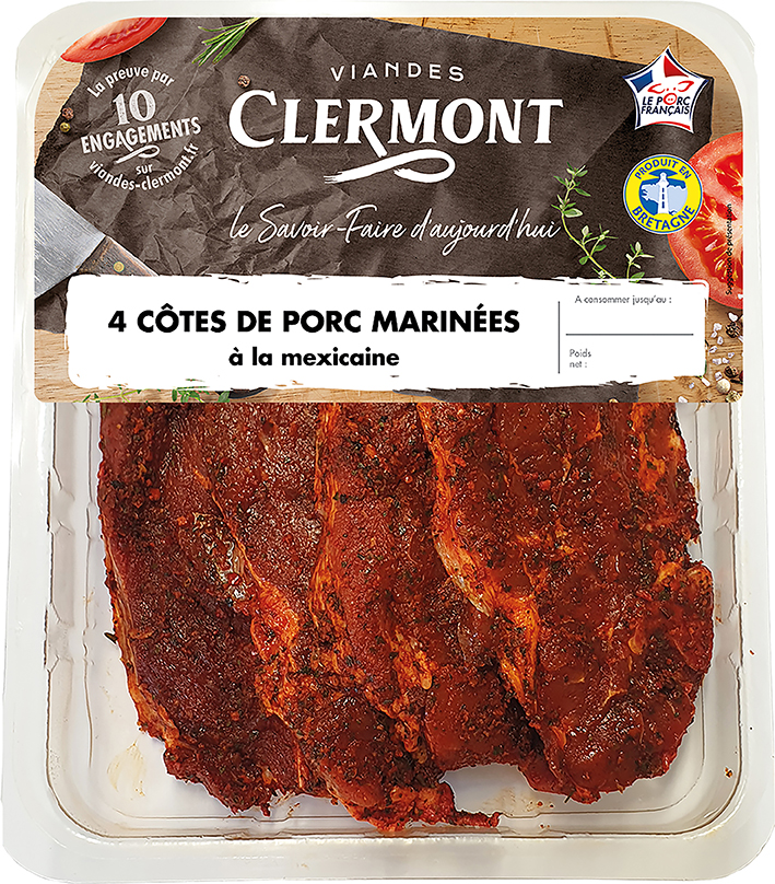 CÔTES DE PORC MARINÉES