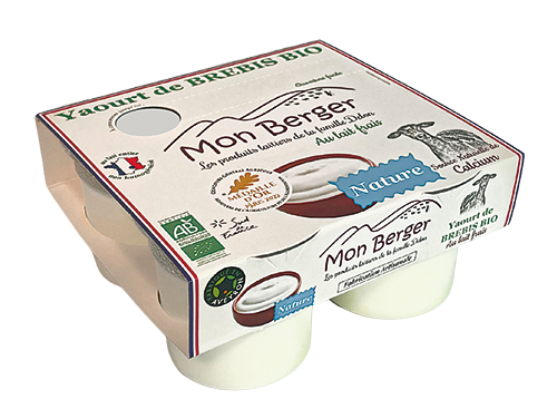 FERME DU CAUSSE YAOURT AU LAIT BIO DE BREBIS code EAN 2457845 