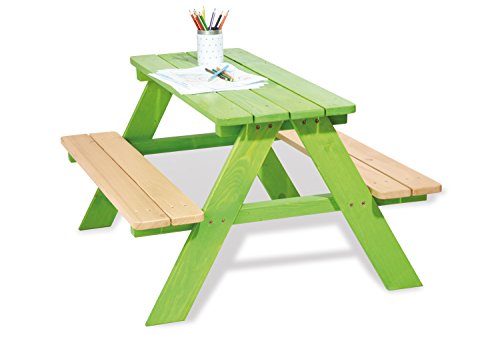 Pique-nique-table 'nicki pour 4 - vert