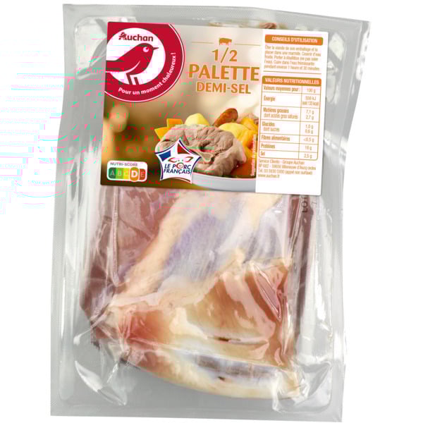 Demi-Palette Demi-Sel Auchan 2600185000000 