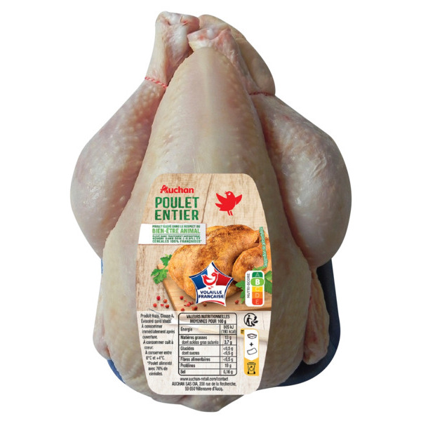  Poulet Blanc Auchan code EAN 2600350000000 