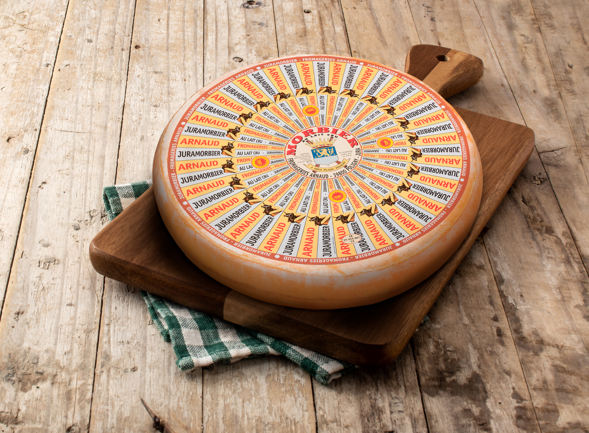 JURAMORBIER Morbier AOP 29% Mat.Gr. code EAN 2771391 