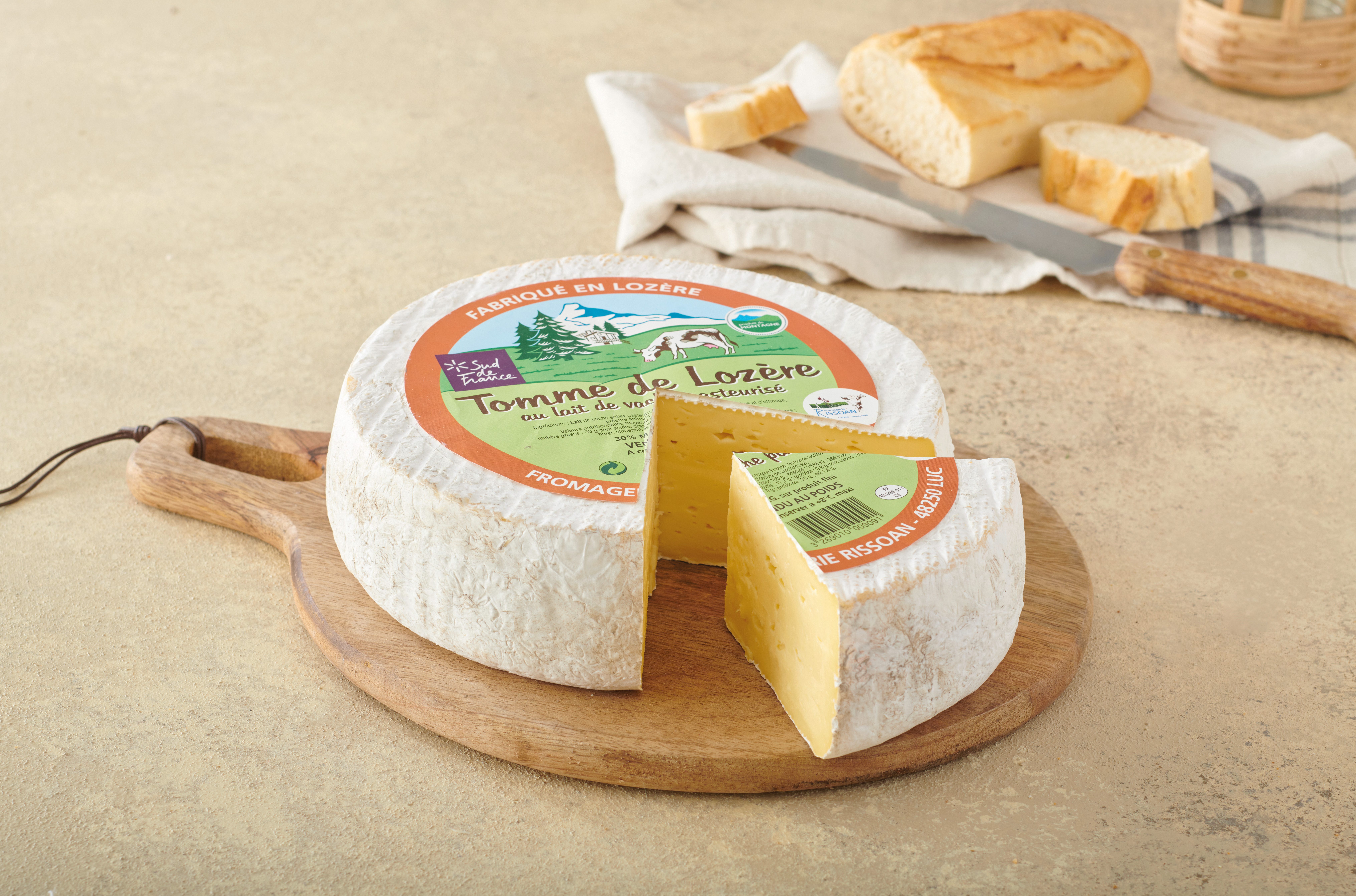  TOMME DE LOZÈRE FROMAGERIE RISSOAN code EAN 2804648000006 