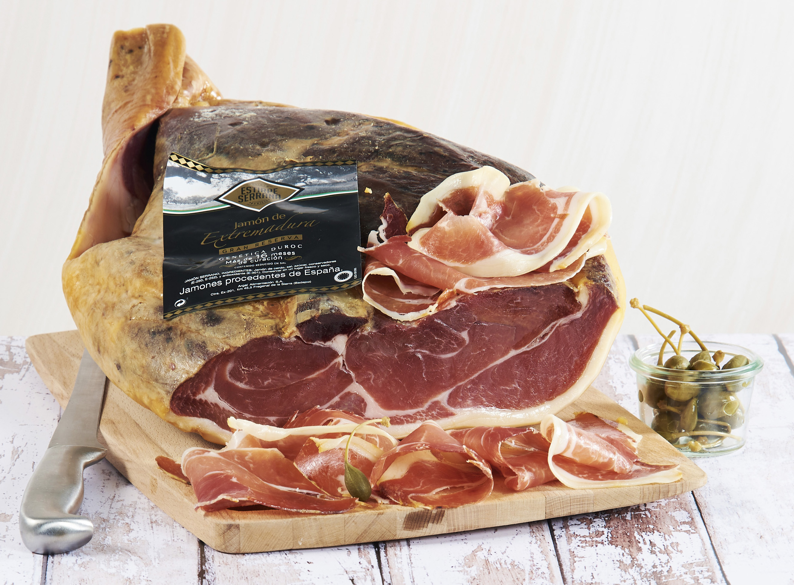  JAMBON SERRANO TRADITION AFFINÉ 15 À 18 MOIS STG ARGAL code EAN 2884927000002 