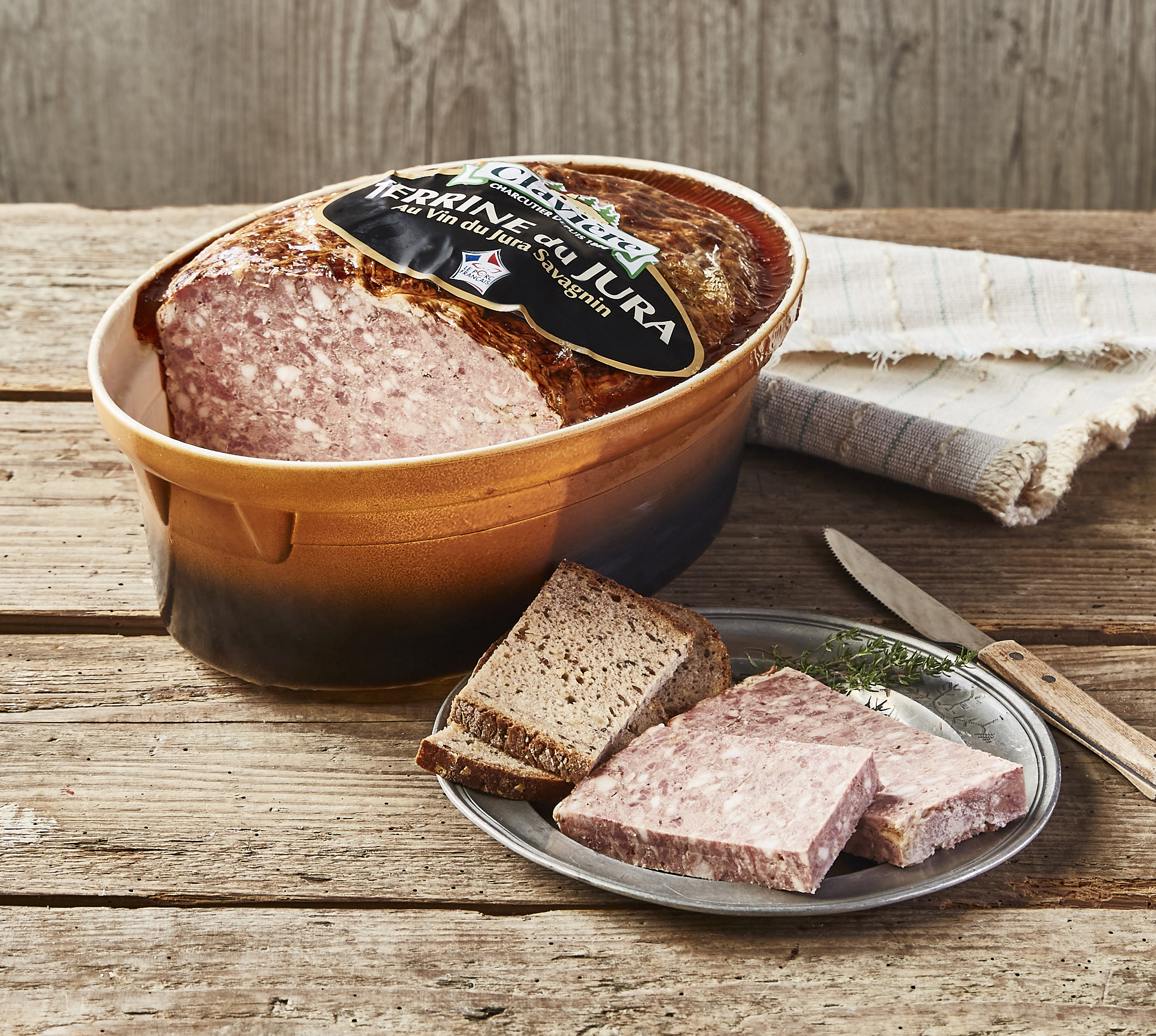  TERRINE DU JURA AU SAVAGNIN VPF CLAVIERE code EAN 2887112000009 