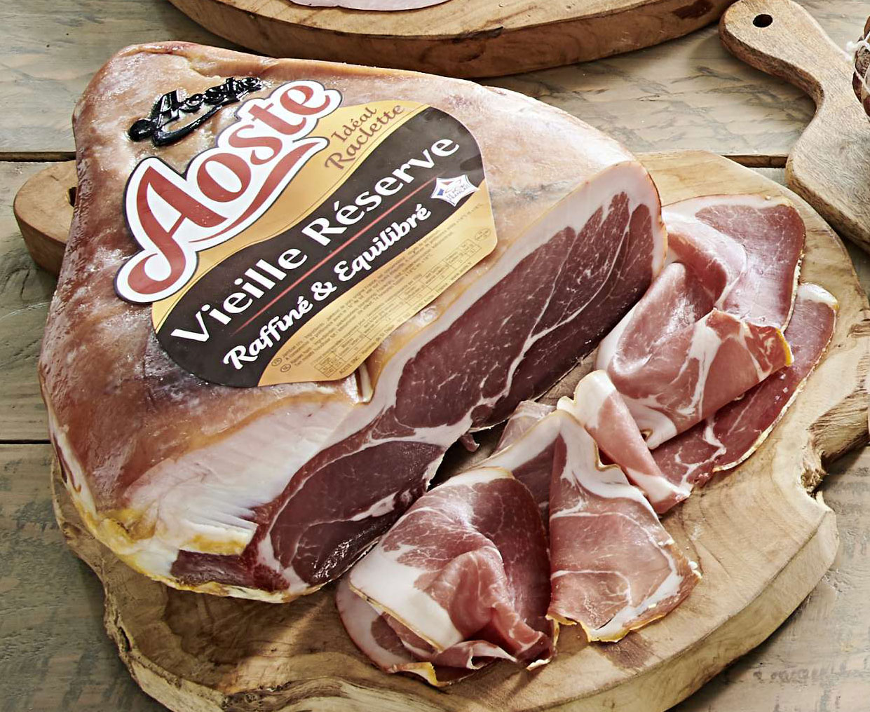 Jambon vieille réserve spécial raclette Aoste 2910160000000 Aoste Jambon vieille réserve spécial raclette Aoste 2910160000000 Aoste