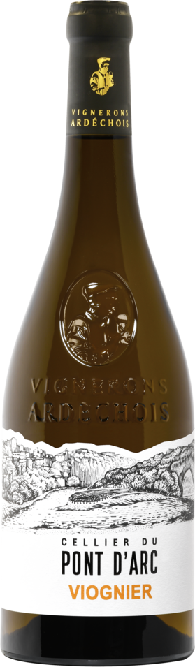  ARDÈCHE IGP BLANC CELLIER DU PONT D'ARC VIOGNIER 2024 code EAN 3,27444E+12 