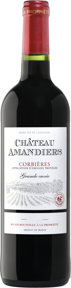  CORBIÈRES AOP ROUGE CHÂTEAU DES AMANDIERS 2024 code EAN 3,33156E+12 